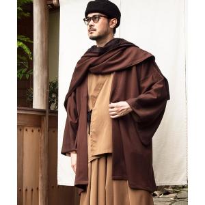 カーディガン 「カヤ」組子文様メンズニット羽織 メンズ レディース