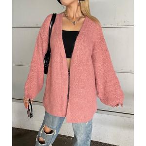 カーディガン ニットトッパーカーディガン レディース