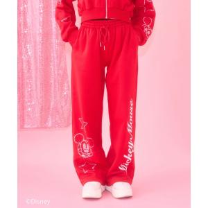 パンツ ミッキーマウス   セットアップパンツ レディース