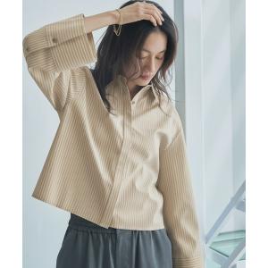 ブラウス シャツ ワイドスリーブショートシャツ レディース