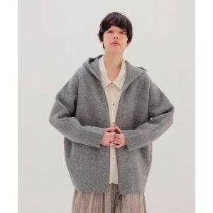 カーディガン alpaca shaggy zip hoodie(アルパカシャギージップフーディー) レディース