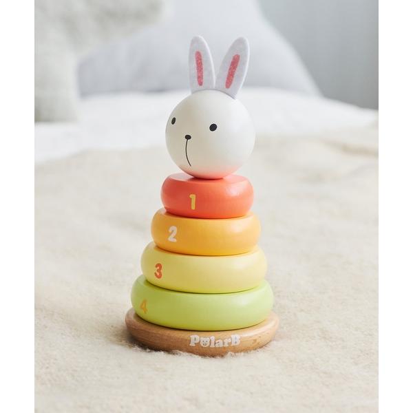 おもちゃ PolarB バニーシリーズ　ゆらゆらスタッカー
