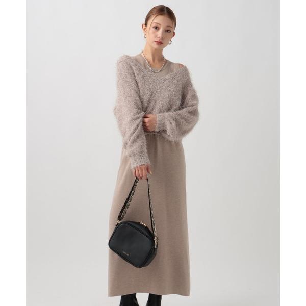 ニット セーター 2Pセットニットワンピース レディース
