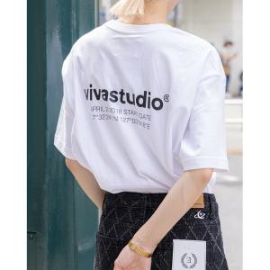 「VIVASTUDIO」 半袖Tシャツ LARGE ホワイト メンズ