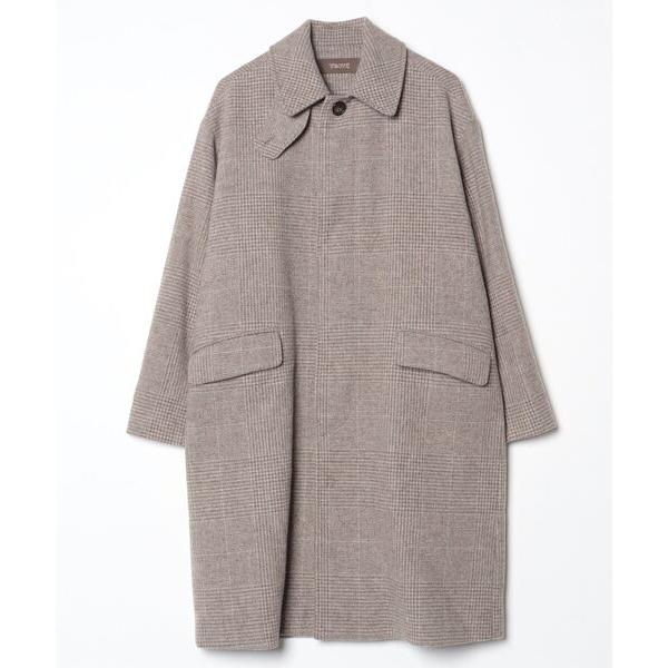 「TROVE」 ステンカラーコート 1 グレイッシュベージュ メンズ