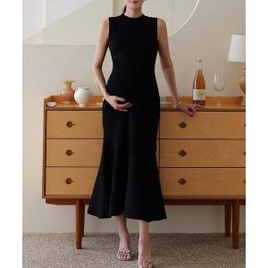 「CHOCOA」 ノースリーブワンピース FREE ブラック レディース