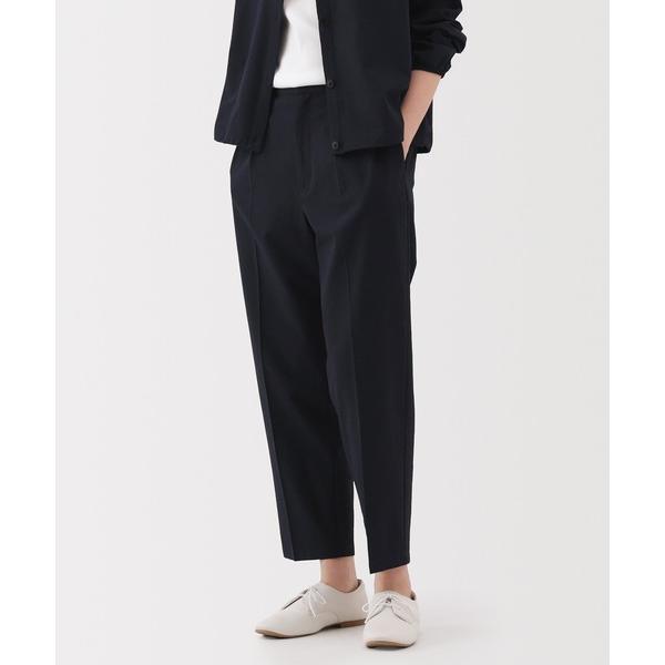 「無印良品」 パンツ L ネイビー レディース