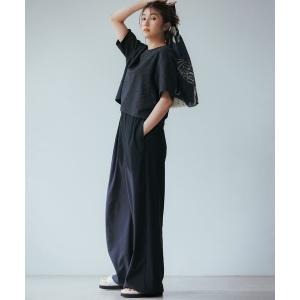 「23区」 セットアップ 40 ネイビー レディース