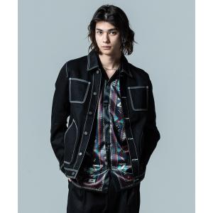 「glamb」 デニムジャケット L ブラック メンズ