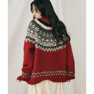 ニット セーター ノルディックルーズニット レディース メンズ