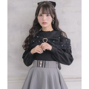 ニット セーター リボンデザインニットトップス レディース