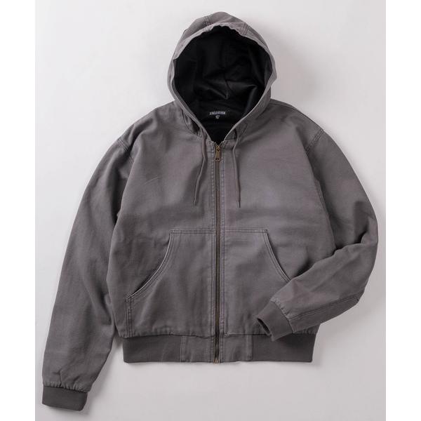 ブルゾン アウター 「82」ウォッシュ加工 ヴィンテージ ダック フードブルゾン/アクティブジャケッ...