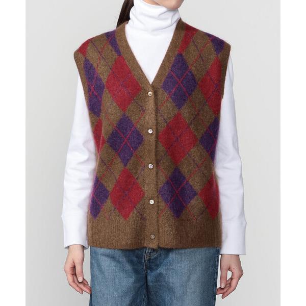 ベスト ジレ THE SHINZONE | ARGYLE KNIT VEST WOMEN レディース