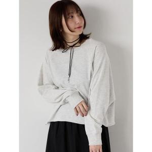 カットオフ裏毛スウェット レディース