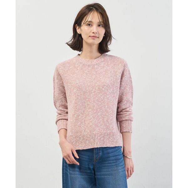 ニット セーター Color Yarn クルーネック ニット レディース