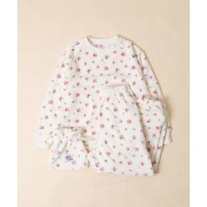 パジャマ ルームウェア JEMORGAN 花柄フリース３点セット レディース