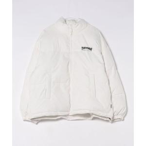 ブルゾン アウター 「THRASHER/スラッシャー」 パファージャケット マグロゴ メンズ レディース