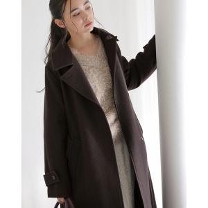 コート チェスターコート メルトンチェスターコート レディース