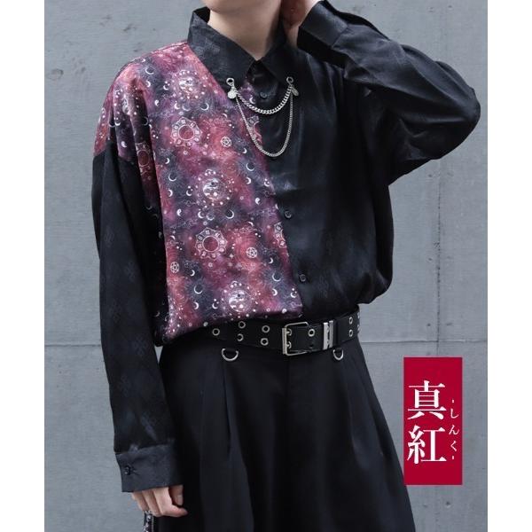 シャツ 陰陽師×占星配色シャツ メンズ