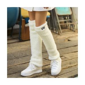ゴルフ 「Rosasen/GOLF」フェザーヤーン 裏フリース ケーブルレッグウォーマー レディース
