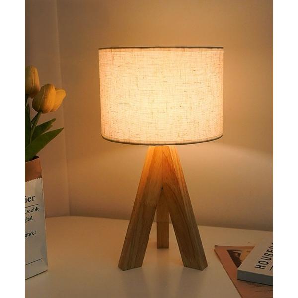 照明 北欧Wood table lamp