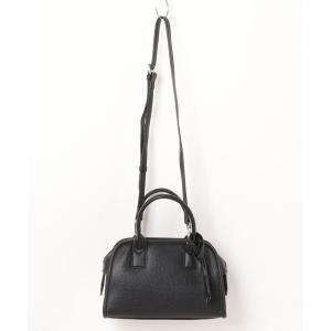 ボストンバッグ チャーム付き2wayミニボストン レディース