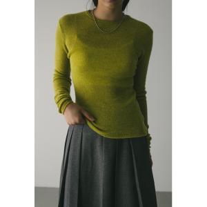 ニット セーター ロングスリーブソフトニット レディース