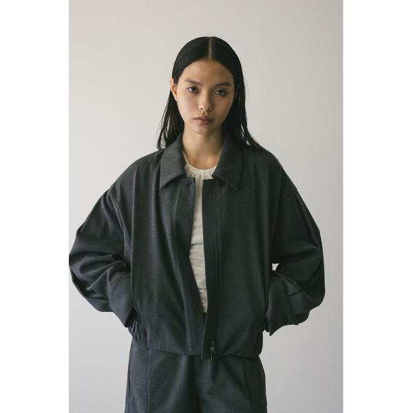 ブルゾン アウター ワイドスリーブブルゾン レディース
