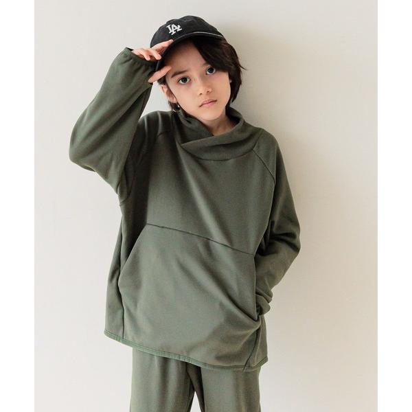トレーナー  「着心地抜群♪」ストレッチフリーススヌードプルオーバー(KIDS) キッズ 子供服 男...