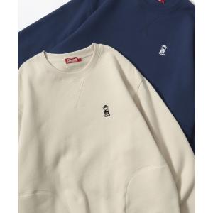 トレーナー スウェット 2025AW Coleman/コールマン 裏起毛 ワンポイント刺繍  バックプリント スウェット レディース メンズ トレーナ