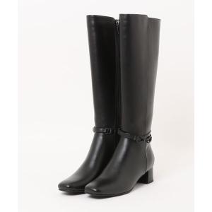 ブーツ ベルテッドロングブーツ レディース