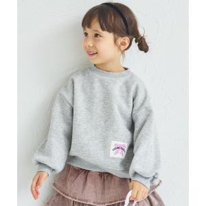 トレーナー 「ぬくふわ」裏起毛 リボン ネームタグ ガールズトレーナー キッズ 子供服 女の子｜ZOZOTOWN Yahoo!店