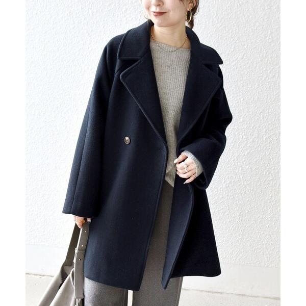 コート アウター 「WEB限定」SHIPS any: PURE WOOL スタンド ＆ テーラード ...