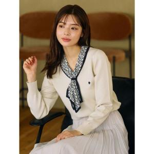 ニット セーター 「POLO BCSコラボ」モノグラムJQボウタイニット レディース