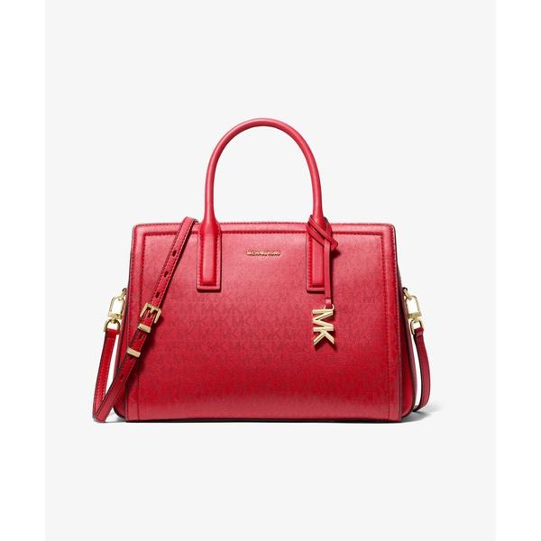 ハンドバッグ LAILA メタリック サッチェル ミディアム - MKシグネチャー