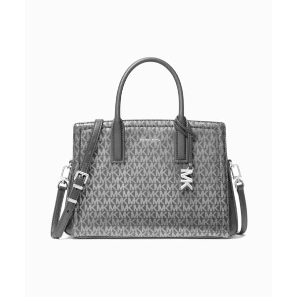 ハンドバッグ LAILA メタリック サッチェル ミディアム - MKシグネチャー