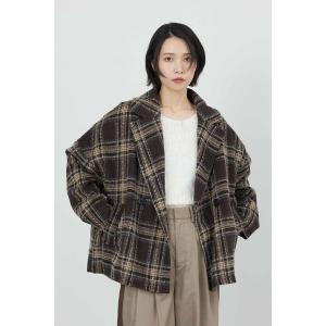 pコート ピーコート チェックピーコート メンズ