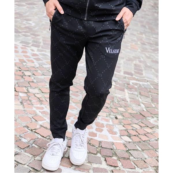 スウェットパンツ ジャージ 「VIOLA rumore/ヴィオラ ルモーレ」総柄ロングパンツ メンズ...