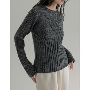 カーディガン double zip crochet knit cardigan /ダブルジップ