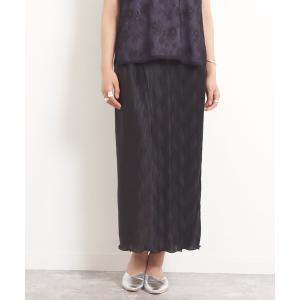 「AULI」 プリーツスカート X-SMALL ブラック レディース