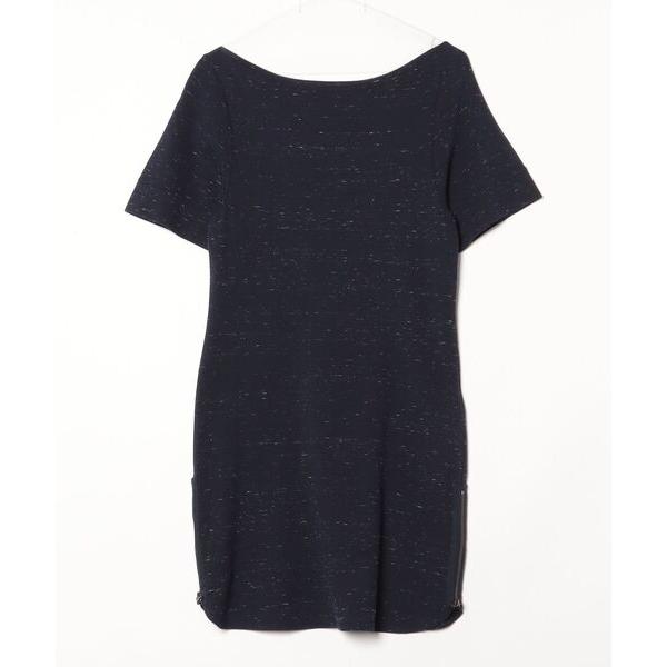 「SEE BY CHLOE」 半袖ワンピース 40 ネイビー レディース