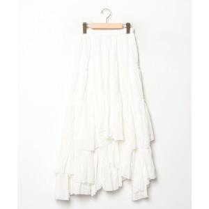 「CASA FLINE」 フリルスカート FREE ホワイト レディース