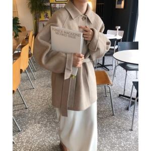 「N.s」 ステンカラーコート FREE モカ レディース