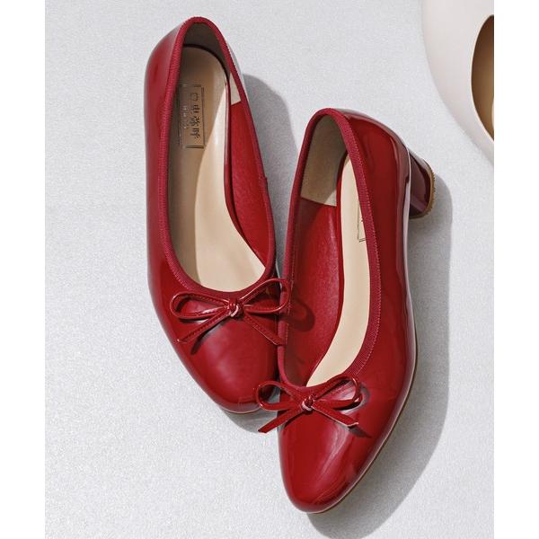「HIMIKO」 シューズ 23.0cm レッド レディース
