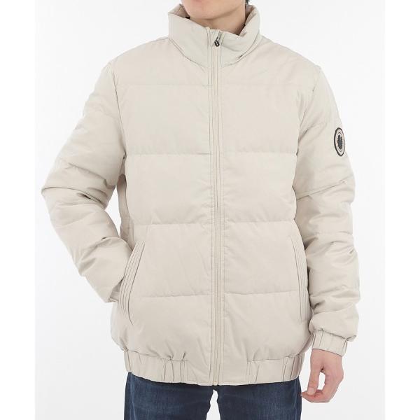 ダウンジャケット ダウン 「リアルダウン80％」ワンポイントダウンジャケット メンズ レディース