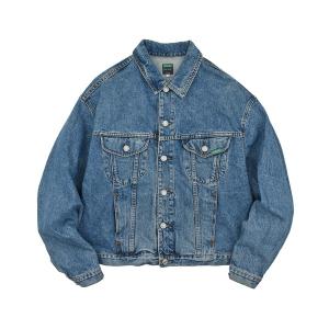 デニムジャケット gジャン 「USED」UNITED COLORS OF BENETTON Blue family デニムジャケット メンズ レディー