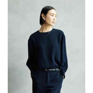 ブラウス シャツ 「セットアップ対応」ノーカラーブラウス レディース