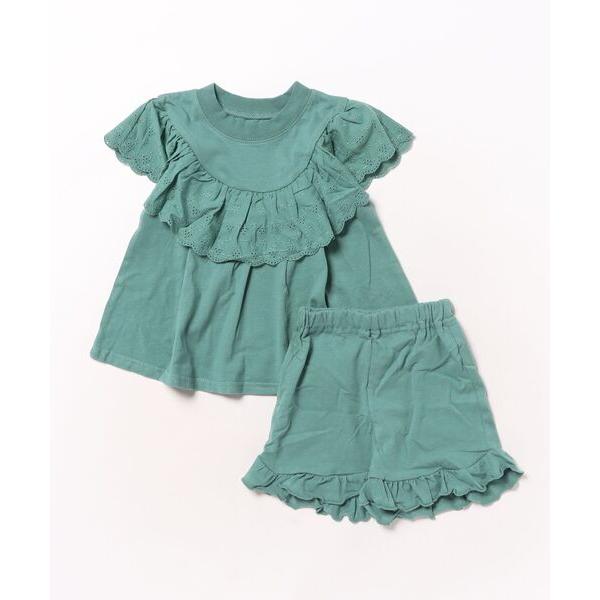 セットアップ レース使いサマーセットアップ キッズ 子供服 女の子