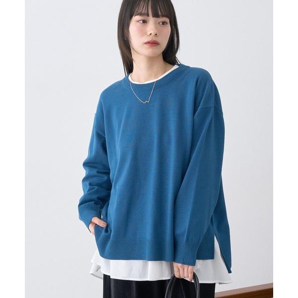 ニット セーター レンチング(TM)エコヴェロ(TM)(チュニック) レディース