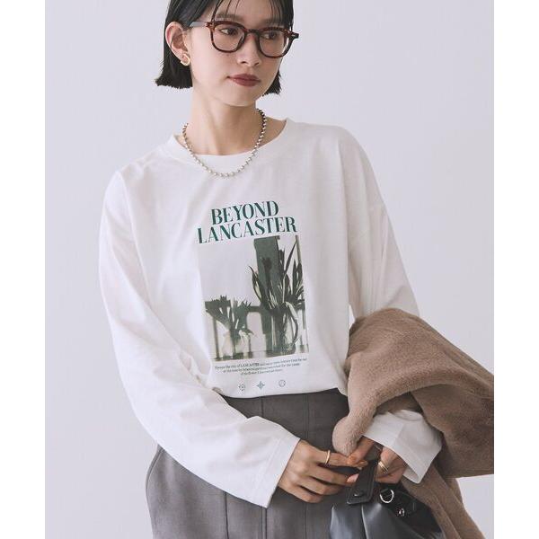 tシャツ BOTANICAL PHOTO ロングTシャツ レディース